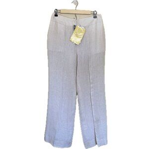 NWT Vintage Bradley Bayou Sparkly Linen Wide-Leg Pants – Size 12